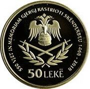 50 Lekë Gjergj Kastrioti Skënderbeu obverse image