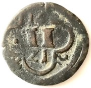 2 Pfennig Kipper, Germany, 1621 reverse image