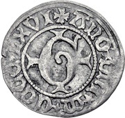 1 Körtling, Germany, 1466 reverse image