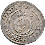 1 Groschen, Germany, 1573-1574 reverse image