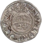 1 Groschen, Germany, 1600-1606 reverse image