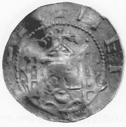 Denier - Burchard II avec empereur Henri IV, Germany, 1059-1088 reverse image