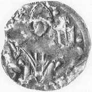 Denier anonyme sede vacante, Germany, 1088-1106 reverse image