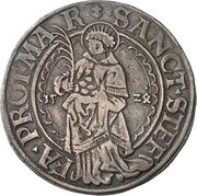 Thaler - Albert of Brandenburg, Germany, 1524 reverse image