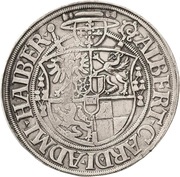 Thaler - Albert of Brandenburg obverse image