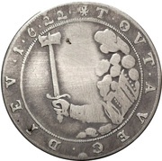 1 Thaler - Christian, Bischof of Halberstadt Pfaffenfeind Taler, Germany, 1622 reverse image