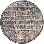1 Thaler - Christian, Bischof of Halberstadt Death, Germany, 1626 reverse image