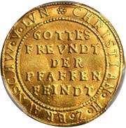 2 Ducats - Christian of Brunswick, Germany, 1622 reverse image
