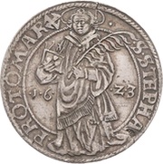 1 Thaler, Germany, 1623 reverse image