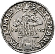 1 Thaler, Germany, 1629 reverse image