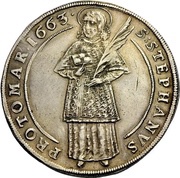 1 Thaler, Germany, 1663 reverse image