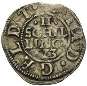 2 Schillings, Germany, 1623-1624 reverse image