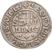 4 Schilling, Germany, 1669 reverse image