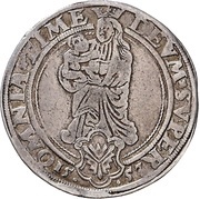 ½ Thaler, Germany, 1553 reverse image