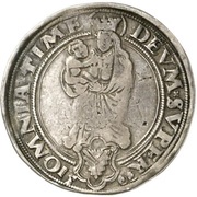 ½ Thaler, Germany, 1566 reverse image