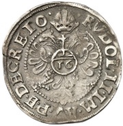 ½ Thaler, Germany, 1581-1582 reverse image