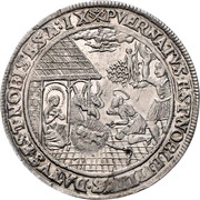 ½ Thaler Schautaler, Germany, 1635-1668 reverse image