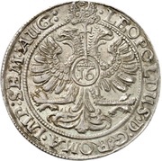 ½ Thaler, Germany, 1673 reverse image