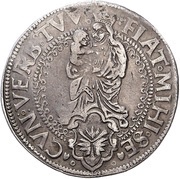1 Thaler, Germany, 1553 reverse image