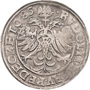 1 Thaler, Germany, 1585-1588 reverse image