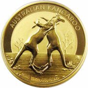 50 Dollars - Elizabeth II 4th Portrait - Kangaroo - Gold Bullion Coin, Australia, 2010 reverse image
