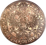 1 Thaler, Germany, 1673 reverse image