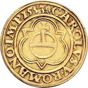 1 Goldgulden, Germany, 1553 reverse image