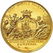 10 Ducats, Germany, 1771 reverse image