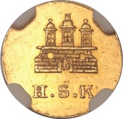 1 Dreiling Gold pattern strike obverse image