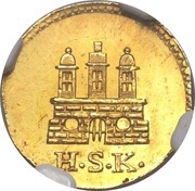 1 Dreiling Gold pattern strike obverse image