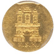 1 Schilling Gold pattern strike obverse image