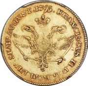4 Schilling Gold pattern strike, Germany, 1795 reverse image