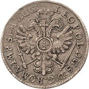 ½ Mark, Germany, 1694 reverse image