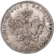 8 Schilling, Germany, 1738 reverse image