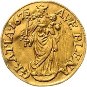 ½ Ducat, Germany, 1675 reverse image
