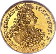 1 Ducat, Germany, 1705-1710 reverse image