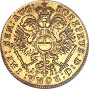 1 Ducat, Germany, 1706-1711 reverse image