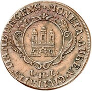 1 Ducat Copper Pattern obverse image