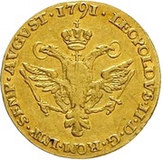 1 Ducat, Germany, 1791-1792 reverse image
