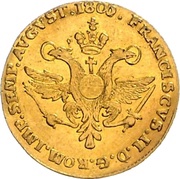 1 Ducat, Germany, 1806 reverse image