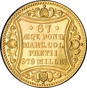 1 Ducat, Germany, 1868-1872 reverse image