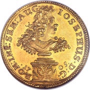 2 Ducat, Germany, 1705 reverse image