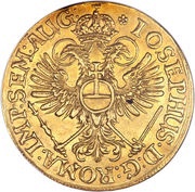 2 Ducat, Germany, 1705 reverse image