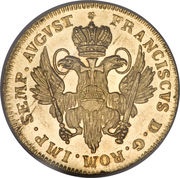 2 Ducats - Francis I, Germany, 1754-1765 reverse image
