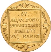 2 Ducat, Germany, 1808-1810 reverse image