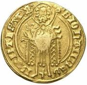 1 Goldgulden Countermarked Utrecht guilder reverse image