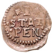 1 Pfennig, Germany, 1632-1655 reverse image