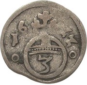 1 Dreier, Germany, 1622 reverse image