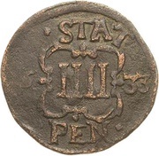 4 Pfennig, Germany, 1633-1650 reverse image