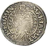 1 Mariengroschen, Germany, 1549-1554 reverse image